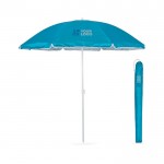Bedrukte parasol in hoesje weergave met jouw bedrukking