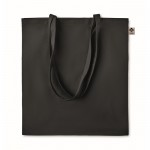 Katoenen tas bedrukt met logo, 140 g/m2 kleur zwart