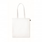 Katoenen tas bedrukt met logo, 140 g/m2 kleur wit tweede weergave