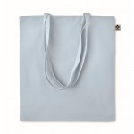 Katoenen tas bedrukt met logo, 140 g/m2 kleur lichtblauw