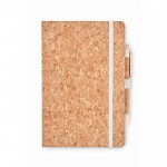 Duurzaam notitieboek in geschenkdoosje kleur beige derde weergave