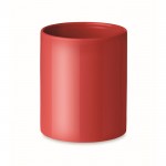 Goedkope bedrukte koffiebekers in doosje kleur rood tweede weergave