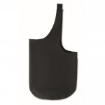 Bedrukte tasjes met yogamat en fitness-elastiek kleur zwart vierde weergave