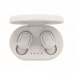 TWS 5.0 draadloze oordopjes gerecycled ABS kleur wit achtste weergave