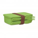 Lunchbox van PP kunststof kleur limoen groen
