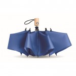 23 Inch opvouwbare reversible paraplu kleur koningsblauw derde weergave
