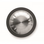 Dubbelwandige RVS thermosfles met kurk kleur zwart tweede weergave