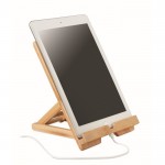 Bamboe standaard voor tablet of laptops kleur hout eerste weergave