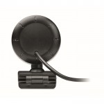 Webcam met microfoon en lichtring kleur zwart zesde weergave