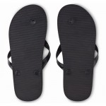 Bamboe slippers met logo kleur zwart tweede weergave
