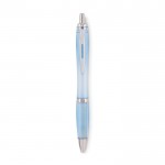 Reclame pennen met klikmechanisme kleur lichtblauw