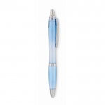 Reclame pennen met klikmechanisme kleur lichtblauw tweede weergave