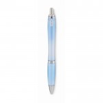 Reclame pennen met klikmechanisme kleur lichtblauw derde weergave