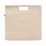 Bedrukte tassen van canvas en bamboe, 360 g/m2 kleur beige tweede weergave