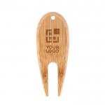 Bamboe pitchfork als relatiegeschenk weergave met jouw bedrukking