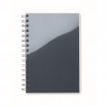 Duurzaam notitieboek bedrukt met logo kleur blauw
