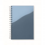 Duurzaam notitieboek bedrukt met logo kleur koningsblauw