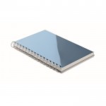Duurzaam notitieboek bedrukt met logo kleur koningsblauw eerste weergave