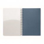 Duurzaam notitieboek bedrukt met logo kleur koningsblauw tweede weergave