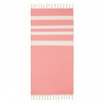 Gerecyclede handdoek Pareo Sea 140 g/m2 kleur roze