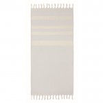 Gerecyclede handdoek Pareo Sea 140 g/m2 kleur grijs