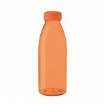 BPA-vrije RPET bidon met logo kleur oranje