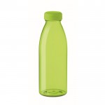 BPA-vrije RPET bidon met logo kleur limoen groen