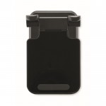 Inklapbare draadloze oplader met logo kleur zwart zevende weergave