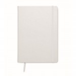 A5 notitieboek met gestreept gerecycled papier kleur wit eerste weergave