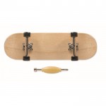 Mini vingerskateboard speelgoed bedrukken gemaakt van hout kleur hout vierde weergave