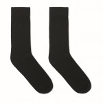 Grote maat sokken als merchandising kleur zwart eerste weergave