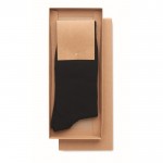 Grote maat sokken als merchandising kleur zwart tweede weergave