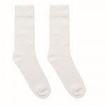 Grote maat sokken als merchandising kleur wit eerste weergave