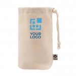 Kleine biologisch katoenen tas bedrukt met logo weergave met jouw bedrukking