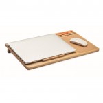Bamboe laptopstandaard met ventilatie kleur hout eerste weergave