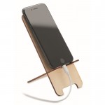 2-delige houten mobiele telefoonhouder kleur hout eerste weergave