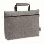 Vilten tas voor 15'' laptop kleur grijs