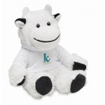 Teddy koe met aanpasbare sweater kleur wit hoofdweergave