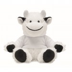 Teddy koe met aanpasbare sweater kleur wit tweede weergave