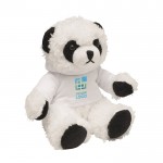 Panda-teddybeer met sweater weergave met jouw bedrukking