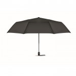 Winddichte opvouwbare paraplu van 27 inch kleur zwart