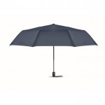 Winddichte opvouwbare paraplu van 27 inch kleur blauw