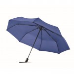 Winddichte opvouwbare paraplu van 27 inch kleur koningsblauw tweede weergave
