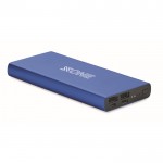 Powerbank van 10000 mAh met USB type C kleur koningsblauw hoofdweergave