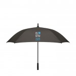 Vierkante winddichte paraplu van 27 inch weergave met jouw bedrukking