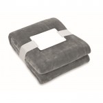 Kartonwollen deken voor uw logo 280 g/m2 kleur donkergrijs
