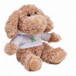 Teddy in de vorm van een hond en een trui kleur wit hoofdweergave