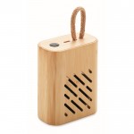 Bamboe compacte bluetooth 5.0 speaker kleur hout