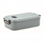 Gerecycleerde en luchtdichte lunchbox kleur grijs