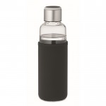 Glazen flesje met hydratatie-aanduiding kleur zwart eerste weergave